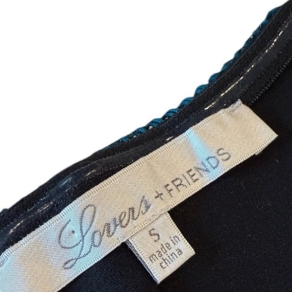 Lovers & Friends Lace Teal Bodycon Party Cocktail Strapless Mini Dress Size S - Picture 11 of 15